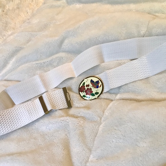 Cloisonne Belt Buckle with Belt Butterfly Belt Buckle - Picture 4 of 8